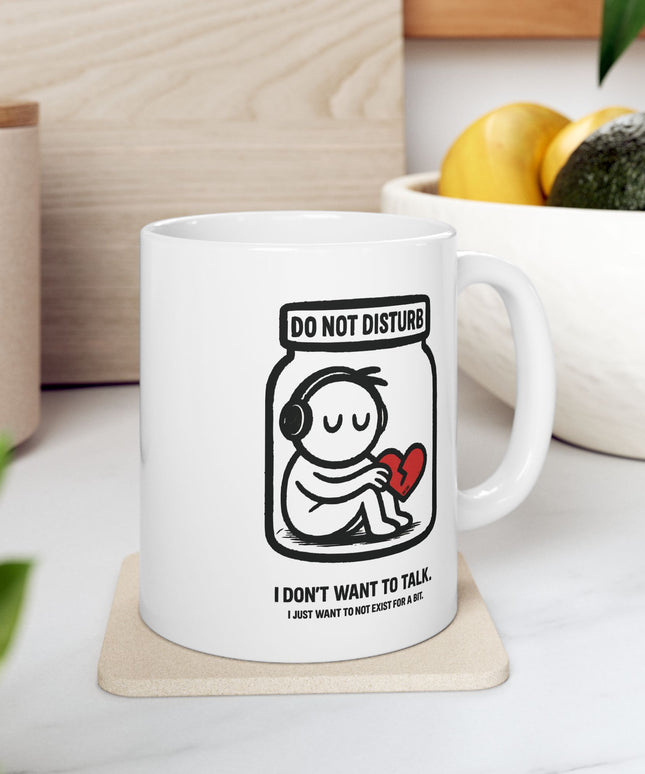 Cute Funny Ceramic Mug - Perfect for Coffee Lovers, Gift for Friends, Home Décor, Morning Motivation, Unique Kitchenware